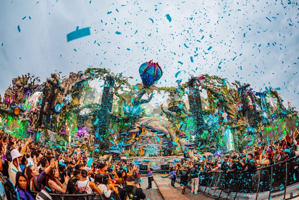 Palco mainstage do tomorrowland brasil 2025.