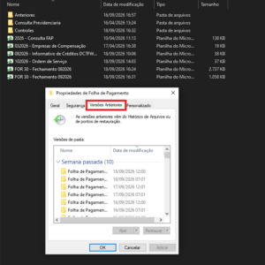 Leia mais sobre o artigo Como recuperar um arquivo corrompido no servidor usando Versões Anteriores (Shadow Copy)